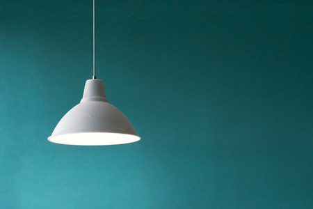 Minimalist concrete pendant lamp